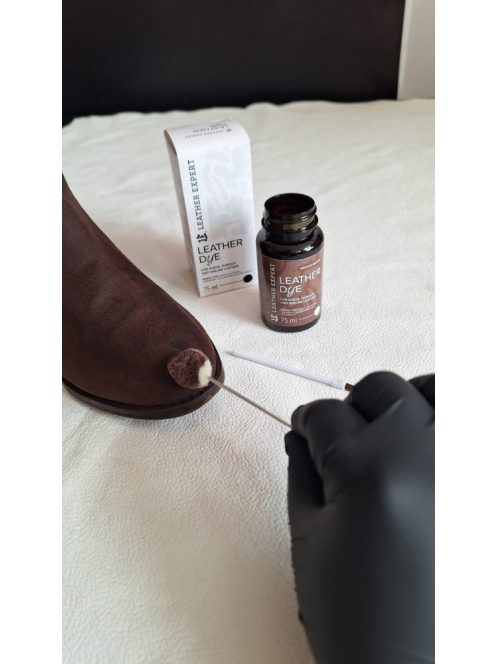 Bőrfesték - Velur. Nubuk, Analin 75ml Fekete (Több Szín)